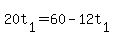 20t%5B1%5D+=+60+-+12t%5B1%5D