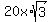 20x%2Asqrt%283%29