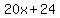 20x%2B24
