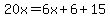 20x=6x%2B6%2B15