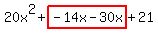 20x%5E2%2Bhighlight%28-14x-30x%29%2B21