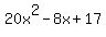 20x%5E2-8x%2B17