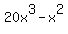 20x%5E3-x%5E2