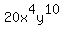 20x%5E4y%5E10