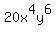 20x%5E4y%5E6