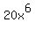 20x%5E6