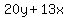 20y%2B13x