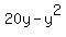 20y-y%5E2