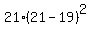 21%2821-19%29%5E2