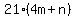 21%284m%2Bn%29