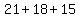 21%2B18%2B15