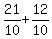 21%2F10%2B12%2F10%29