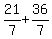 21%2F7%2B36%2F7