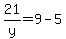 21%2Fy=9-5