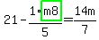 21-1%2Ahighlight_green%28+m8+%29%2F5=14m%2F7