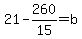 21-260%2F15=b