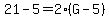21-5=2%28G-5%29