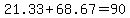 21.33%2B68.67=90
