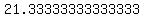 21.33333333333333