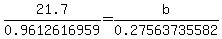 21.7%2F0.9612616959=b%2F0.27563735582