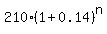 210%2A%281%2B0.14%29%5En