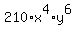 210%2Ax%5E4%2Ay%5E6