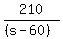 210%2F%28%28s-60%29%29