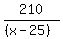 210%2F%28%28x-25%29%29
