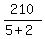 210%2F%285%2B2%29