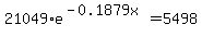 21049%2Ae%5E%28-0.1879x%29=5498