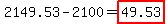 2149.53-2100=highlight%2849.53%29