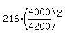 216%2A%284000%2F4200%29%5E2