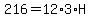 216=12%2A3%2AH