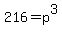 216=p%5E3