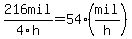 216mil%2F4h=54%28mil%2Fh%29