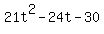21t%5E2-24t-30