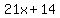 21x%2B14