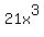 21x%5E3
