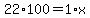 22%2A100=1%2Ax