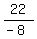 22%2F%28-8%29