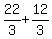 22%2F3%2B12%2F3