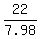22%2F7.98