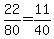 22%2F80=11%2F40