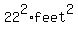 22%5E2%2Afeet%5E2