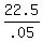 22.5%2F.05