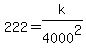 222+=+k%2F4000%5E2