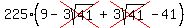 225%289-cross%283sqrt%2841%29%29%2Bcross%283sqrt%2841%29%29+-+41%29+