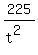 225%2F%28t%5E2%29