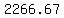 2266.67