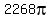 2268pi